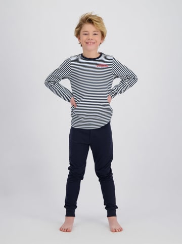 Vingino Pyjama wit/donkerblauw