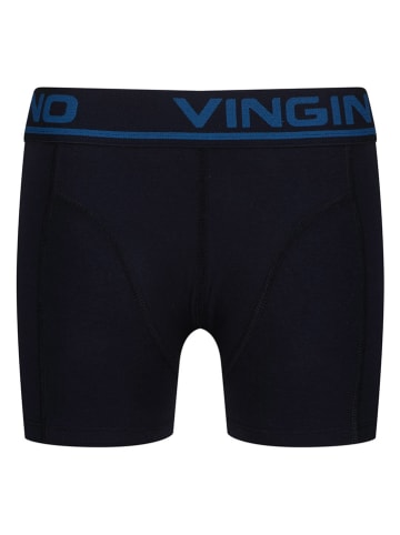 Vingino 3er-Set: Boxershorts in Blau/ Dunkelblau/ Weiß