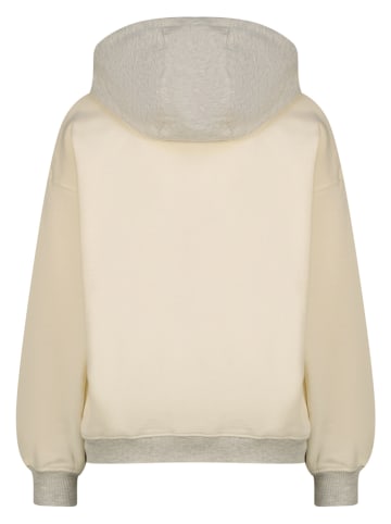 Vingino Sweatjacke in Creme/ Grün