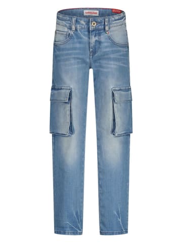 Vingino Cargospijkerbroek - regular fit - lichtblauw