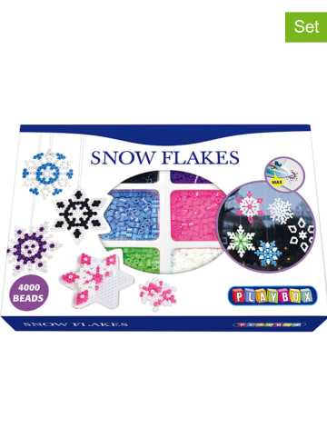 Playbox 4.000-delige strijkkralenset "Sneeuwvlokken" - vanaf 5 jaar