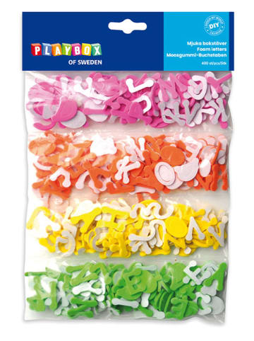 Playbox 400-delige set: letters meerkleurig