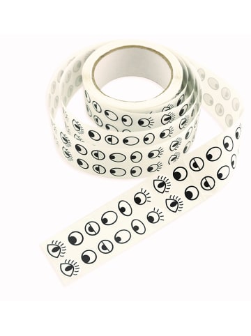 Playbox Stickers "Augen" wit/zwart - 2.000 stuks