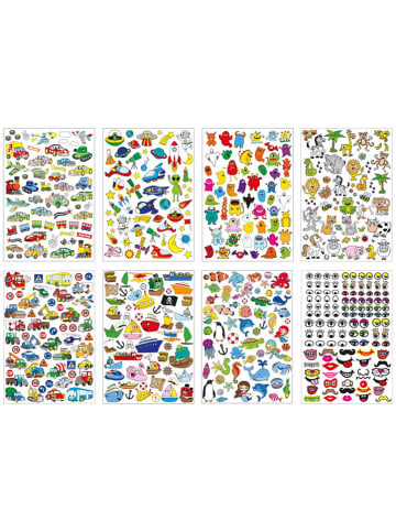 Playbox Zestaw naklejek (500 szt.) "Pojazdy"