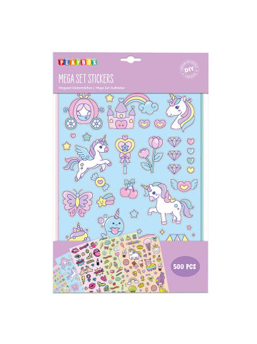 Playbox Mega stickerset "Unicorn" - 500 stuks