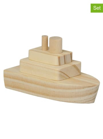 SUNNYSUE 2er-Set: Bausätze "Dampfer" - ab 3 Jahren