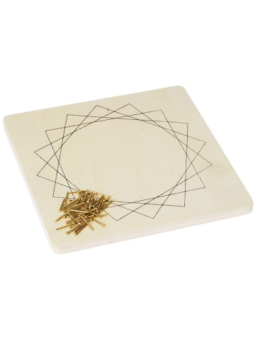 SUNNYSUE Houten bordje "Mandala" naturel