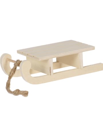 SUNNYSUE Houten hanger "Slee" naturel