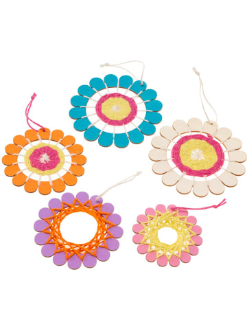 SUNNYSUE 6-delige weefbloemen naturel