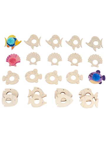 SUNNYSUE 35tlg. Pompon-Fische - ab 3 Jahren
