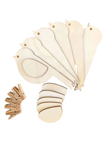 SUNNYSUE 6-częściowy zestaw w kolorze beżowym do majsterkowania