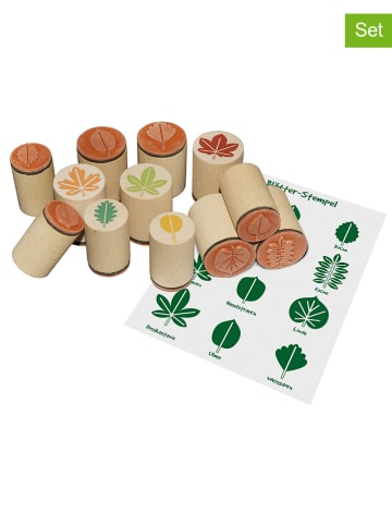 SUNNYSUE 12-delige stempelset "Grote Bladeren" - vanaf 3 jaar
