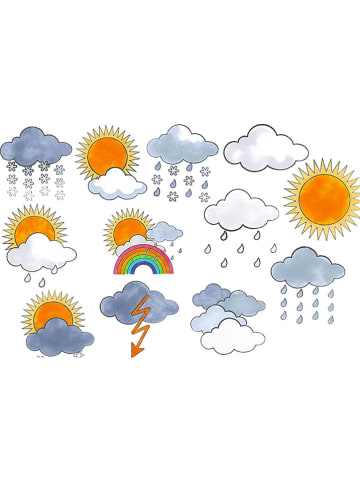 SUNNYSUE 12tlg. Riesenstempelset "Wetter" - ab 3 Jahren (Überraschungsprodukt)