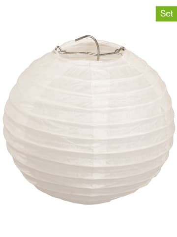 SUNNYSUE Papieren lampions wit - 6 stuks