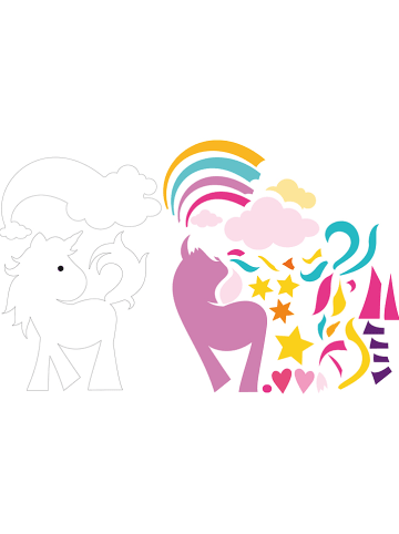 SUNNYSUE DIY-vilten dier "Eenhoorn" - vanaf 3 jaar