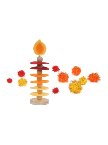SUNNYSUE 4-częściowy zestaw rzemieślniczy "Felt candle" - 3+