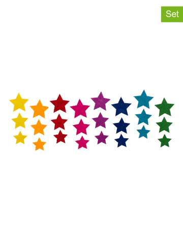 SUNNYSUE 360-delige viltstickerset "Regenboog Sterren" meerkleurig