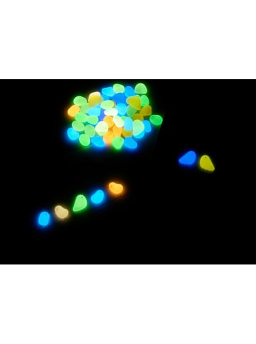 SUNNYSUE Glow-in-the-dark-stenen meerkleurig - 50 stuks