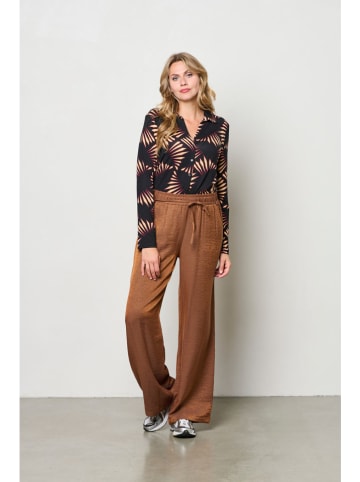 &Co Woman Blouse "Vayen" zwart/beige