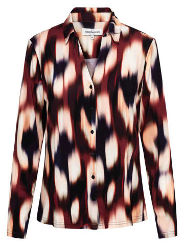 &Co Woman Bluzka "Vayen" w kolorze bordowo-czarno-kremowym