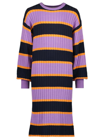 Vingino Sukienka "Pien" w kolorze czarno-fioletowym