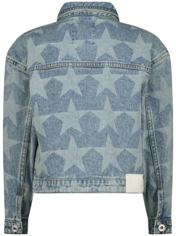 Vingino Kurtka dżinsowa "Laser Star" w kolorze niebieskim