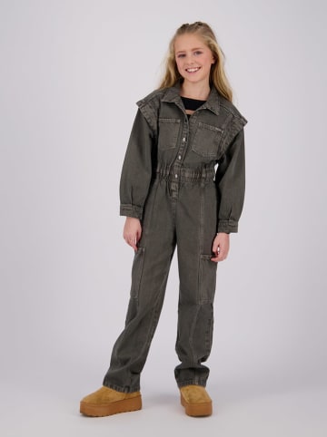 Vingino Kombinezon dżinsowy "Perlita" w kolorze antracytowym