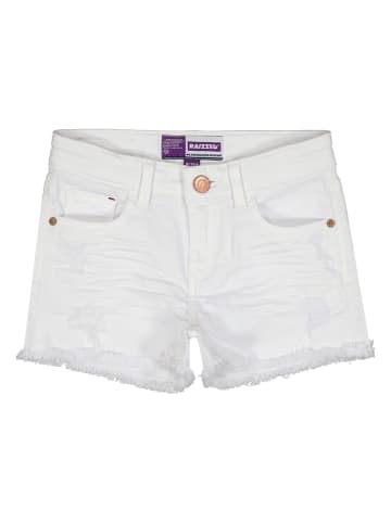 RAIZZED® Szorty dżinsowe "Louisianna" w kolorze białym