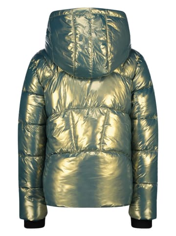 RAIZZED® Winterjas "Marly" groen/goudkleurig