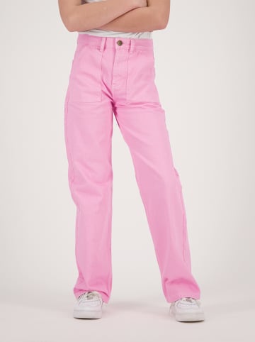 RAIZZED® Spijkerbroek "Mississippi" - wide leg - lichtroze