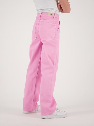 RAIZZED® Spijkerbroek "Mississippi" - wide leg - lichtroze