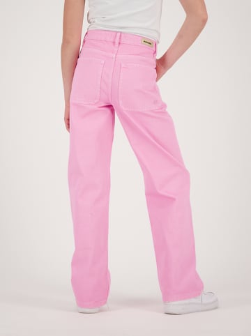 RAIZZED® Dżinsy "Mississippi" - Wide leg - w kolorze jasnoróżowym