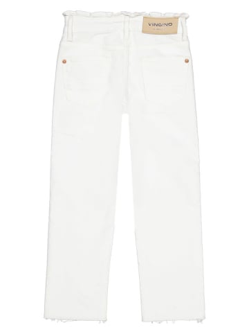 Vingino Dżinsy "Candy Ruffle" w kolorze białym