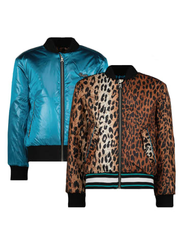 Vingino Wendejacke "Tarbara" in Braun/ Blau