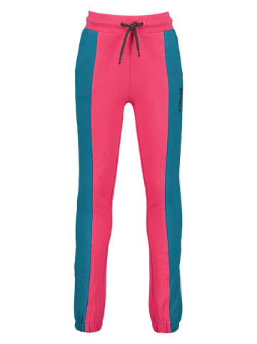 Vingino Spodnie dresowe "Sannemare" w kolorze różowo-turkusowym
