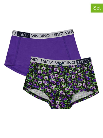 Vingino 2-delige set: hipsters paars/meerkleurig