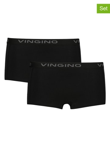 Vingino 2er-Set: Pantys in Schwarz