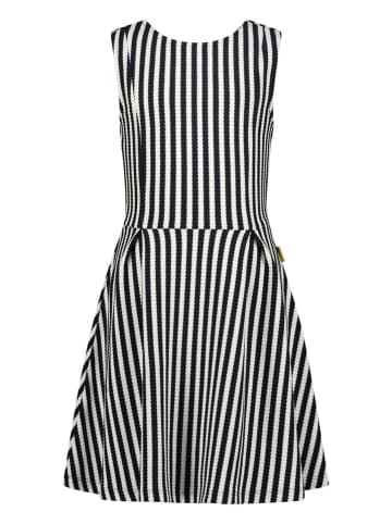 Vingino Kleid in Schwarz/ Weiß