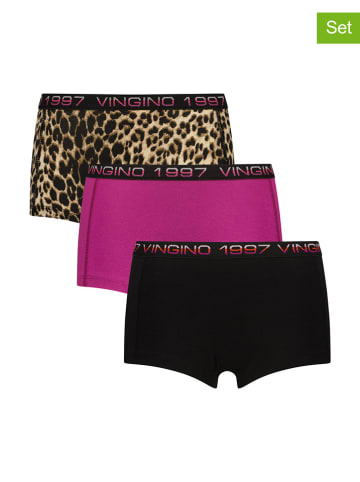 Vingino 3-delige set: hipsters meerkleurig