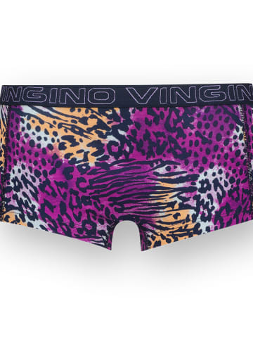 Vingino 7er-Set: Boxershorts in Schwarz/ Lila/ Pink