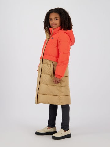 Vingino Steppmantel in Orange/ Hellbraun