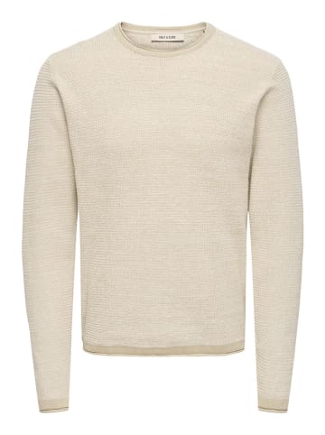 ONLY & SONS Pullover "Eric" in Beige