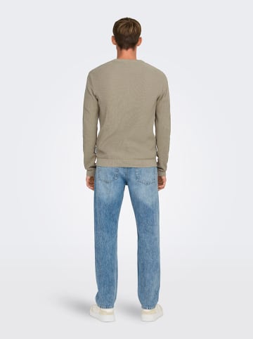 ONLY & SONS Pullover "Tony" in Beige