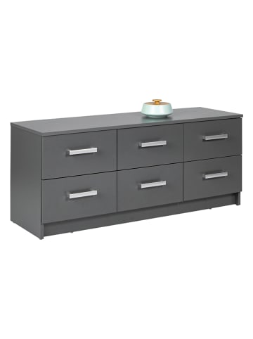 Inter Link Ladekast "Elenzio" grijs - (B)122 x (H)51 x (D)40 cm