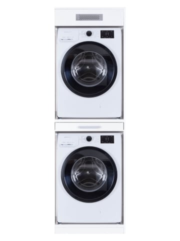 Inter Link Geräteschrank "Lifestyle Studio Flow" in Weiß - (B)67 x (H)208 x (T)68 cm