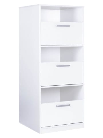 Inter Link Wäscheschrank "Lifestyle Studio Flow" in Weiß - (B)67 x (H)164 x (T)68 cm