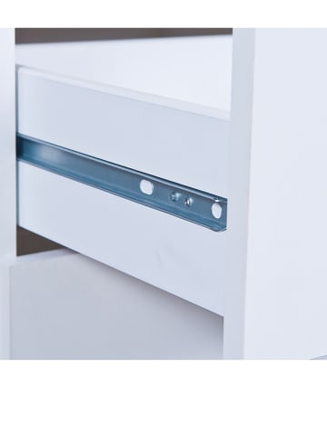 Inter Link Kommode "Westphalen" in Weiß - (B)40 x (H)71 x (T)40 cm