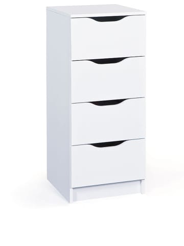 Inter Link Ladekast "Westphalen" wit - (B)40 x (H)92 x (D)40 cm