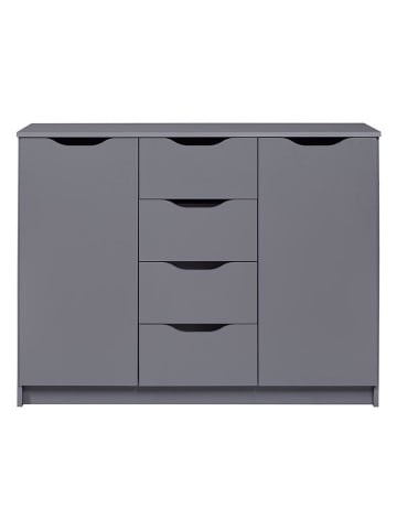 Inter Link Ladekast "Silenzia" grijs - (B)122 x (H)92 x (D)40 cm