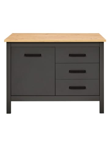 Inter Link Bartafel "Piazza Nero" antraciet - (B)124 x (H)91,5 x (D)75 cm